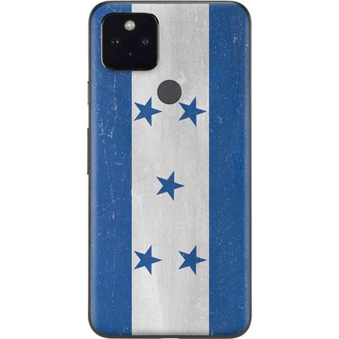 Honduras Flag Distressed Google Pixel 4a 5G Skin